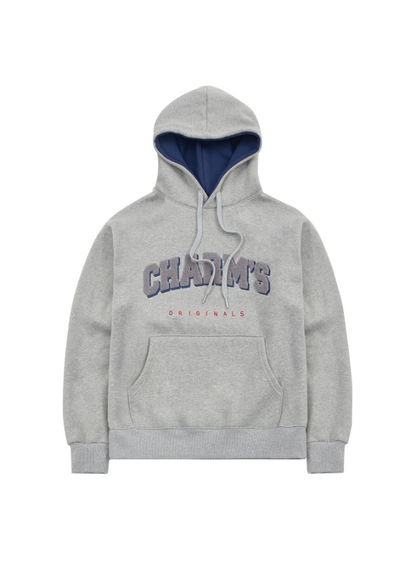 CHARMS SIGNATURE BOUCLE HOODIE_GY